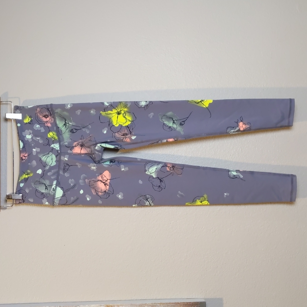 Victoria Sport knockout floral water color workout pants